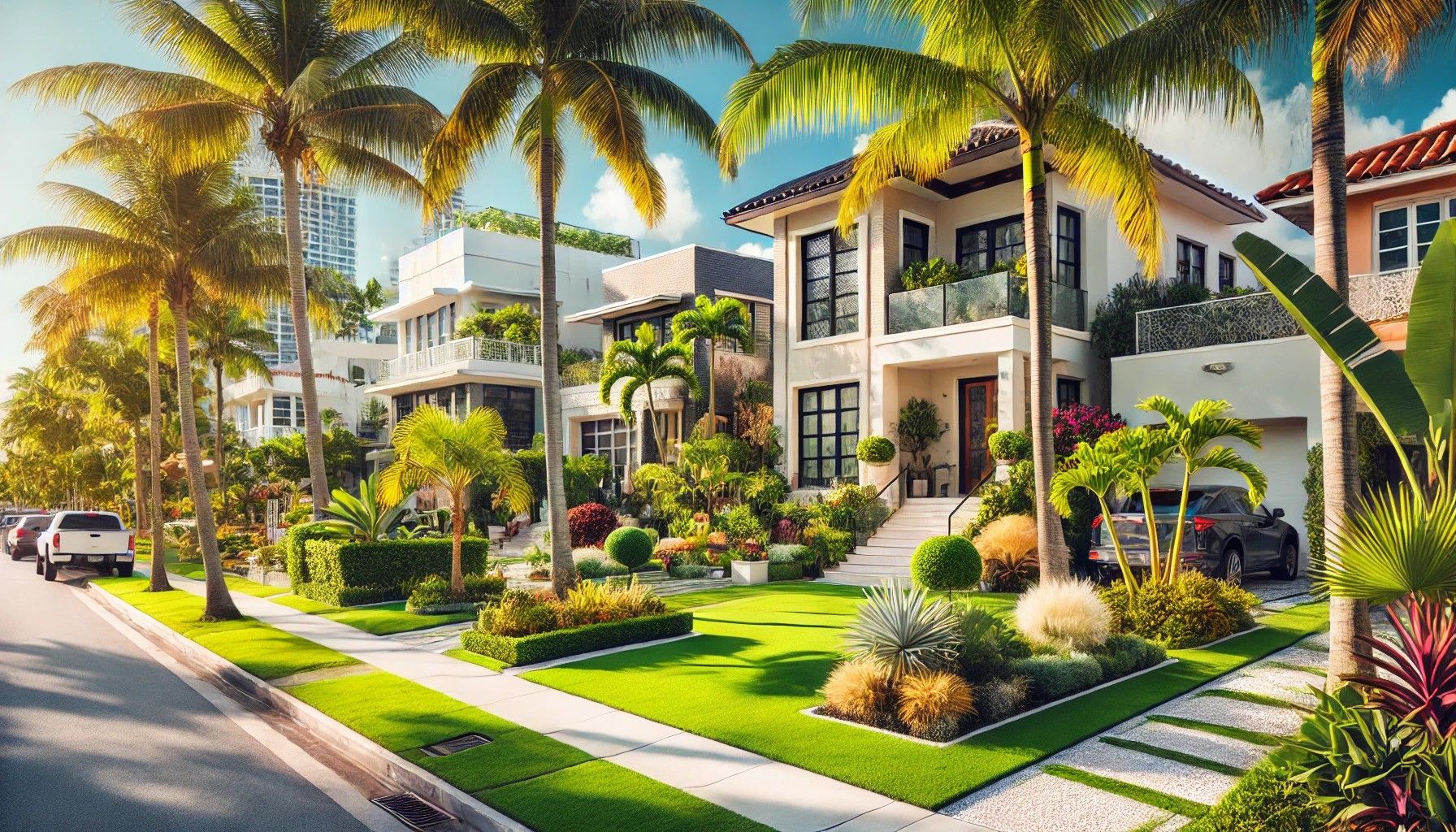 Miami’s upscale homes and waterfront properties, showcasing the appeal of investing in the South Florida real estate market.